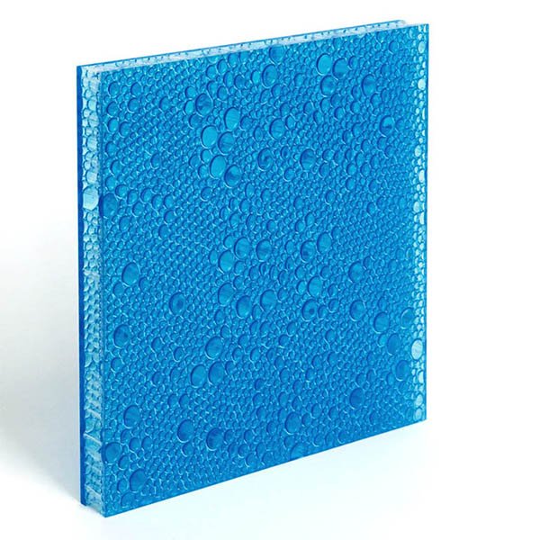 translucent resin panel Cobalt