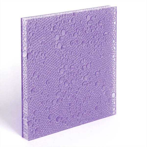 translucent resin panel Violet